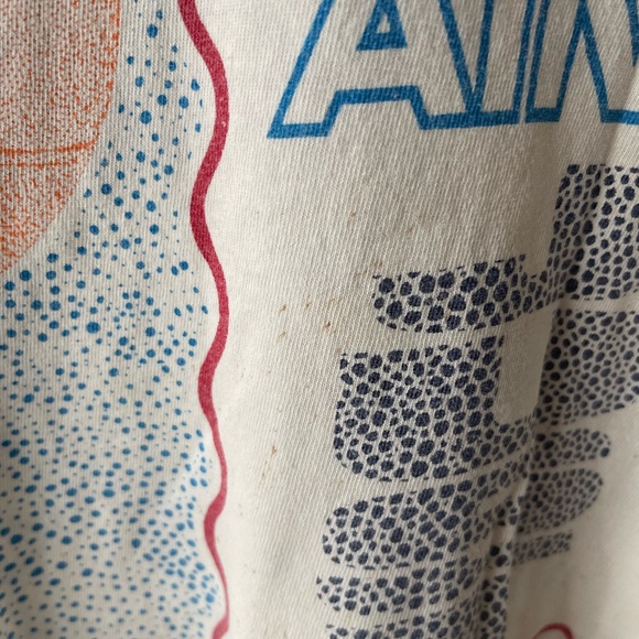 Vintage Sun Sportswear Graphic Tee Basketball Hoops Single Stitch 80s 90s XS - Picture 4 of 7